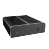 Akasa A-NUC50-M1B bezventilátorová skriňa NUC - hliník - čierna - UCFF - pozícia pre 2,5
