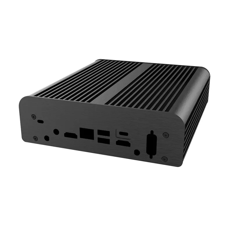 Akasa A-NUC50-M1B bezventilátorová skriňa NUC - hliník - čierna - UCFF - pozícia pre 2,5