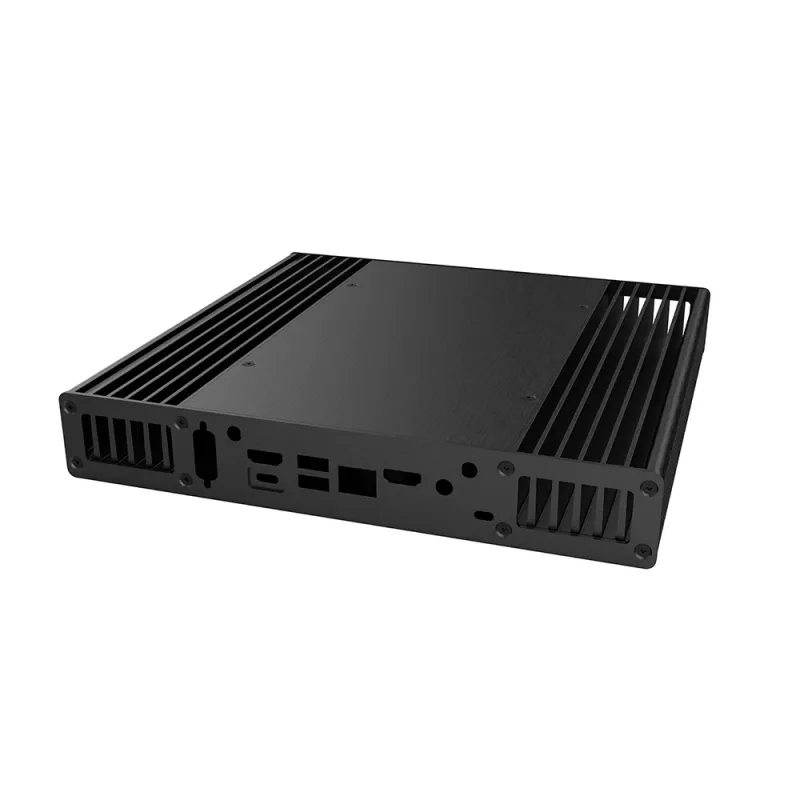 Akasa Plato PX - desktop - PC - hliník - čierna - UCFF - home office