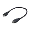 Akasa AK-CBHD25-30BK kábel HDMI 2.0 0,3 m čierny