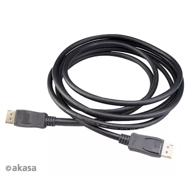 Akasa AK-CBDP23-50BK kábel DisplayPort 1.4 5 m čierny