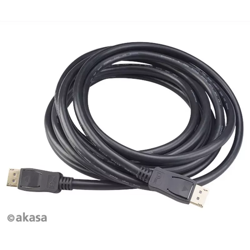 Akasa AK-CBDP23-50BK kábel DisplayPort 1.4 5 m čierny