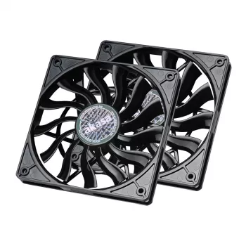 Akasa SlimFan 12015 EBR/PWM 2 ks balenie - 30 dB - 600 ot/min