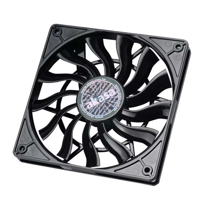 Akasa SlimFan 12015 EBR/PWM 2 ks balenie - 30 dB - 600 ot/min