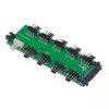 Akasa FLEXA FP10H PWM rozbočovač ventilátorov 1 na 10 s 30 cm káblom