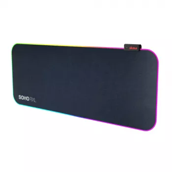 AKASA SOHO RXL RGB podložka pod myš - 78x30 cm - hrúbka 4 mm - čierna