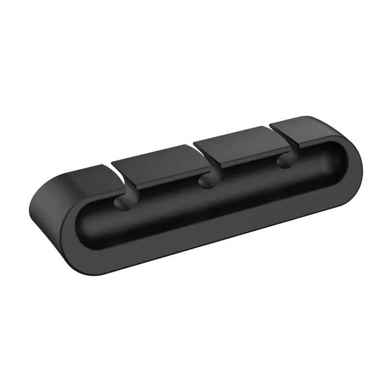 Akasa držiak na káble 3x3-port + 2x5-port čierny