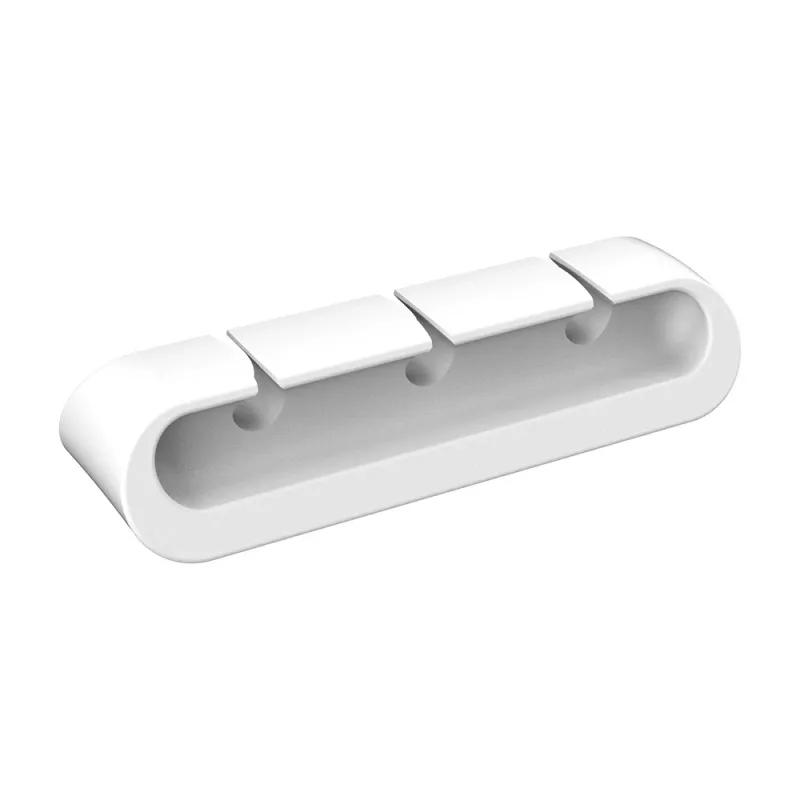 Akasa držiak na káble 3x3-port + 2x5-port biely