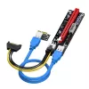 Akasa 6 sád PCIe riser adaptérová karta pre GPU mining X16 na X1