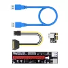 Akasa 6 sád PCIe riser adaptérová karta pre GPU mining X16 na X1