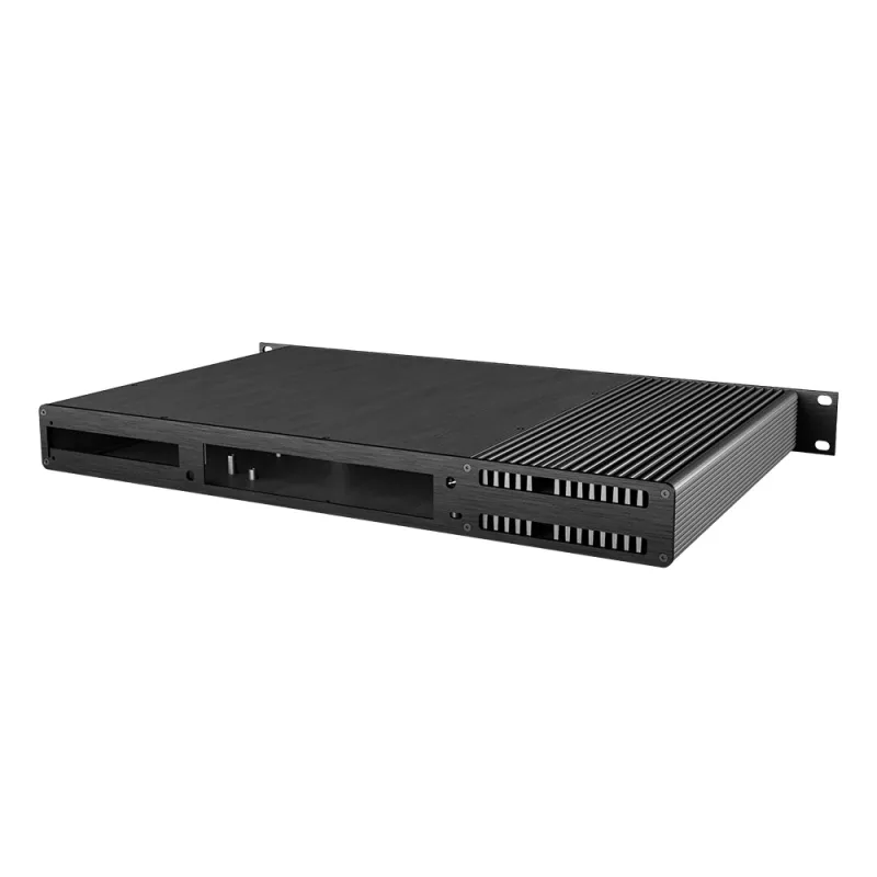 Akasa Galileo TU1 Plus Intel LGA1700 1U bez ventilátora Thin Mini-ITX puzdro - čierne