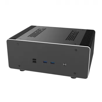 Akasa Maxwell Pro Plus Mini-ITX bez ventilátora skriňa Intel LGA 1700 čierna