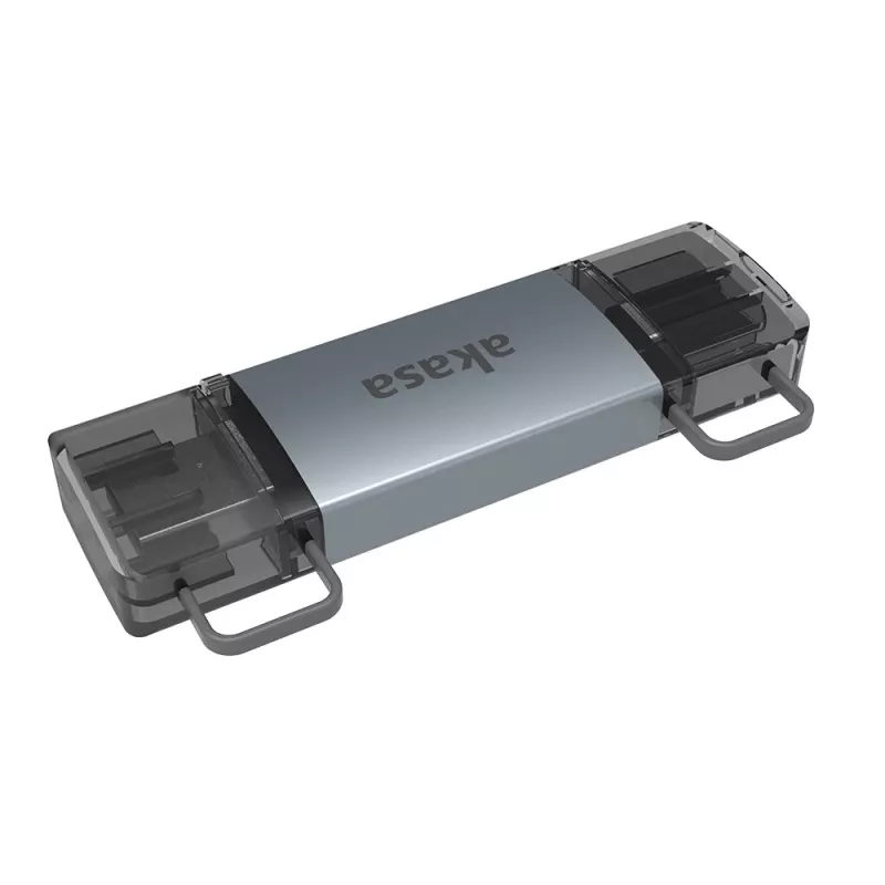 Akasa 2-v-1 USB 3.2 OTG duálna čítačka kariet