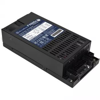 SILVERSTONE TECHNOLOGY FX600z Platinum 600W plne modulárny napájací zdroj čierny