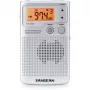 Sangean DT-250 (Pocket 250) strieborné prenosné AM/FM rádio