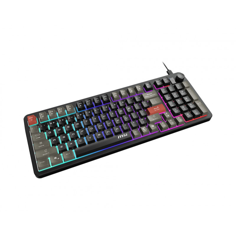 MSI Forge GK110 RGB herná klávesnica FR rozloženie čierna
