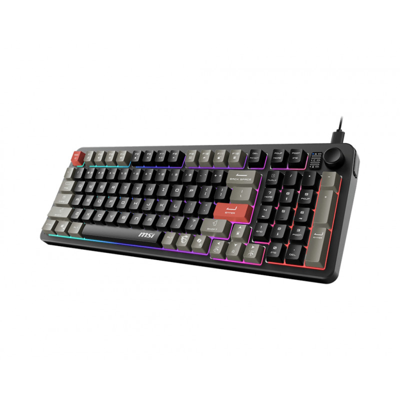 MSI Forge GK110 RGB herná klávesnica FR rozloženie čierna