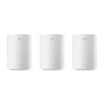 Acer Ovia T360 Wi-Fi 6 Mesh router trojbalenie (3 jednotky) - AX3000, dvojpásmový, pokrytie až 7 500 sq. ft.