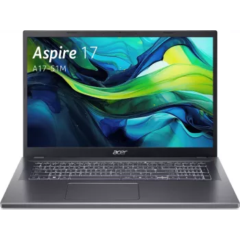 Acer Aspire 17 A17-51M notebook - Intel Core 5 120U 1,4 GHz - 16 GB DDR5 RAM - 1 024 TB NVMe SSD - 17,3