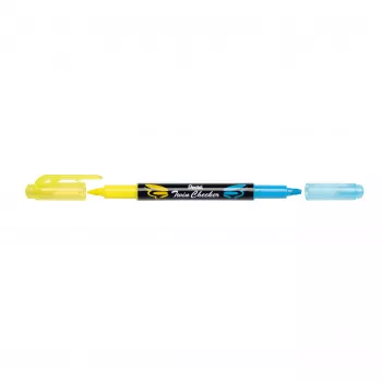 Pentel Twin Checker SLW8-GS Sada zvýrazňovačov, zmiešané farby, 8 ks