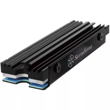 SILVERSTONE TECHNOLOGY SST-TP07B M.2 SSD chladič čierny