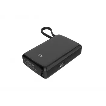 Silicon Power CP10 10000mAh PD USB-A 2xUSB-C powerbank, čierna