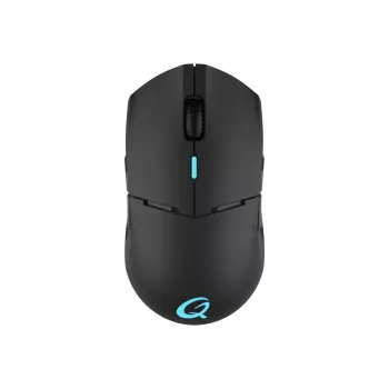 QPAD DX-900 bezdrôtová optická herná myš - 8 tlačidiel, 12000 DPI, obojručná, RGB