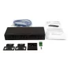 Exsys USB 3.2 Gen 1 10-portový kovový hub s DIN lištou, VIA VL811+ čipset, 5 Gbps, 5V/4A napájací zdroj, 1,8m kábel