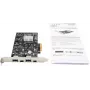 EXSYS EX-12005 PCI Express USB 3.2 Gen 2 (10 Gbps) 2-portový USB-A host radič karta s low-profile držiakom