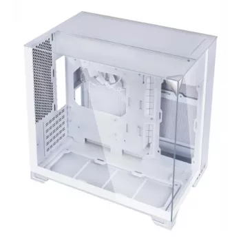 Lian Li O11 Vision-M Micro-ATX veža, tvrdené sklo, biela