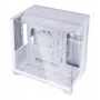 Lian Li O11 Vision-M Micro-ATX veža, tvrdené sklo, biela
