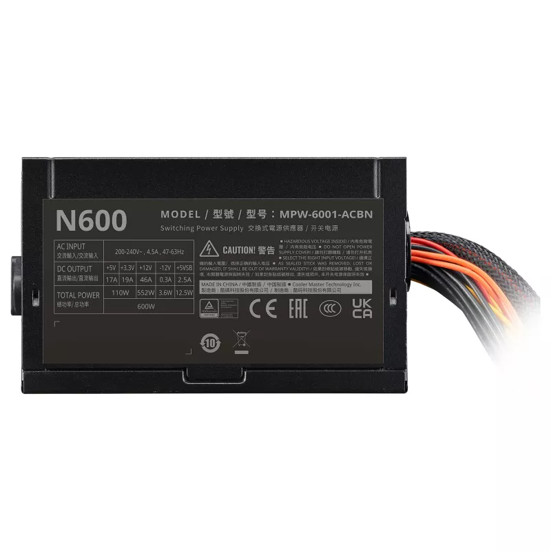 Cooler Master Elite NEX 230V 600 W napájací zdroj