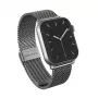 BURGA Metal Mesh Elegance pre Apple Watch 42/44 mm (strieborná)