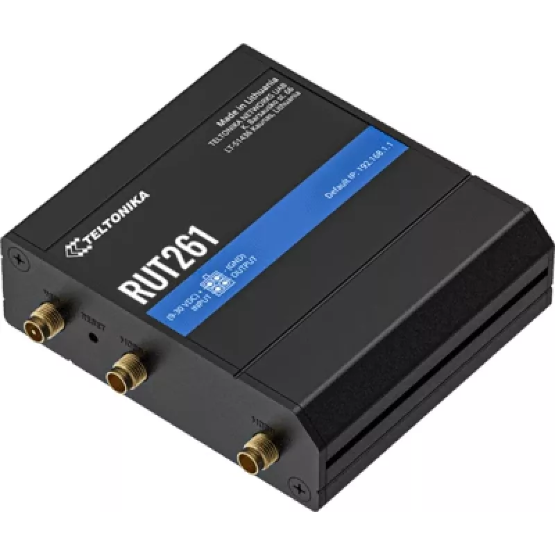 Teltonika priemyselný router RUT261 - 4G LTE Cat 6, Wi-Fi 4, Dual SIM, EU napájací zdroj