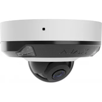 AJAX DomeCam Mini HL 5MP 4mm biela IP65 PoE bezpečnostná kamera