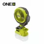 RYOBI ONE+ 18V akumulátorový svorkový ventilátor (iba náradie) - 280 CFM, otáčanie o 360°