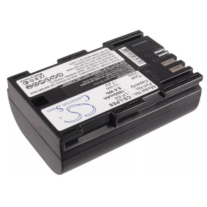 CAMERON SINO náhradná batéria CS-LPE6 pre Canon LP-E6/LP-E6N/LP-E6NH 1800mAh, 7,4V, Li-ion, čierna