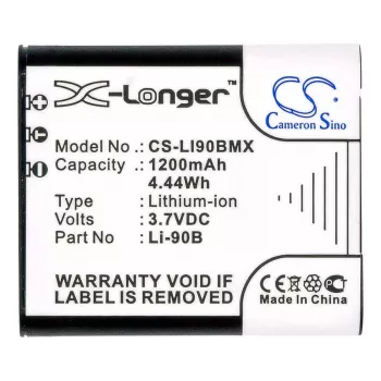 CAMERON SINO Li-90B Li-92B náhradná batéria pre Olympus kamery (1270mAh, 3,7V, Li-Ion)