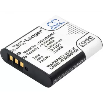 CAMERON SINO Li-90B Li-92B náhradná batéria pre Olympus kamery (1270mAh, 3,7V, Li-Ion)
