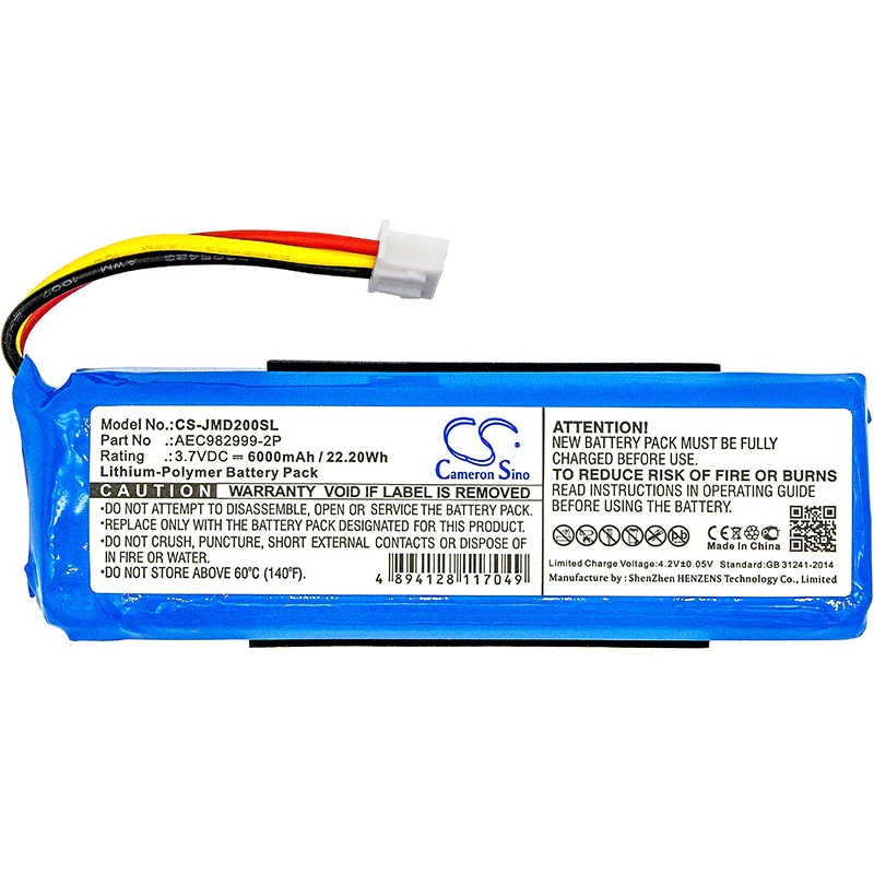 Cameron Sino batéria Typ AEC982999-2P pre JBL Charge / CS-JMD200SL