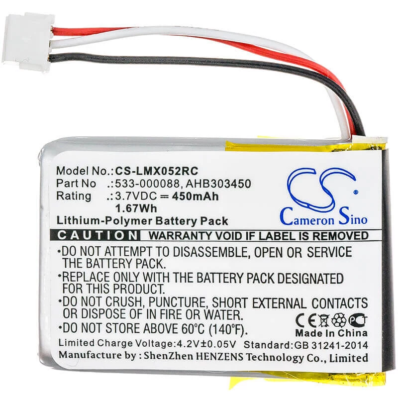 Cameron Sino batéria Typ AHB303450 1412 533-000120 533-000121 533-000172 pre Logitech myš / CS-LMX052RC