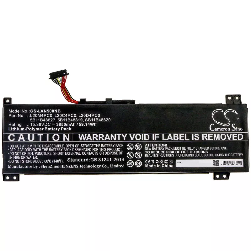 CAMERON SINO batéria typ 5B11B48819 pre Lenovo IdeaPad Gaming 3 / Legion 5 - CS-LVN500NB