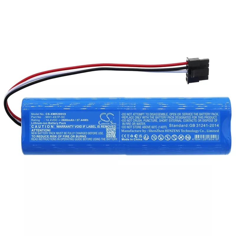 CAMERON SINO batéria Typ 18650 MH1-4S1P-SC pre Xiaomi Viomi V3 V2 Pro JX37 / CS-XMR200VX