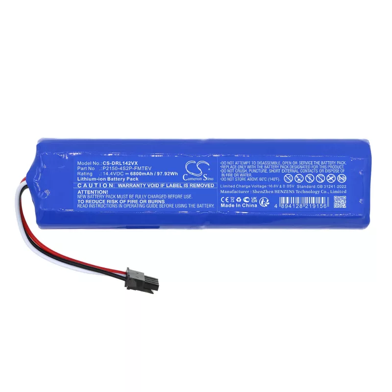 CAMERON SINO batéria Typ P2150-4s2p-fmtev pre Dreame Mova S10 Plus RLS42SD / CS-DRL142VX