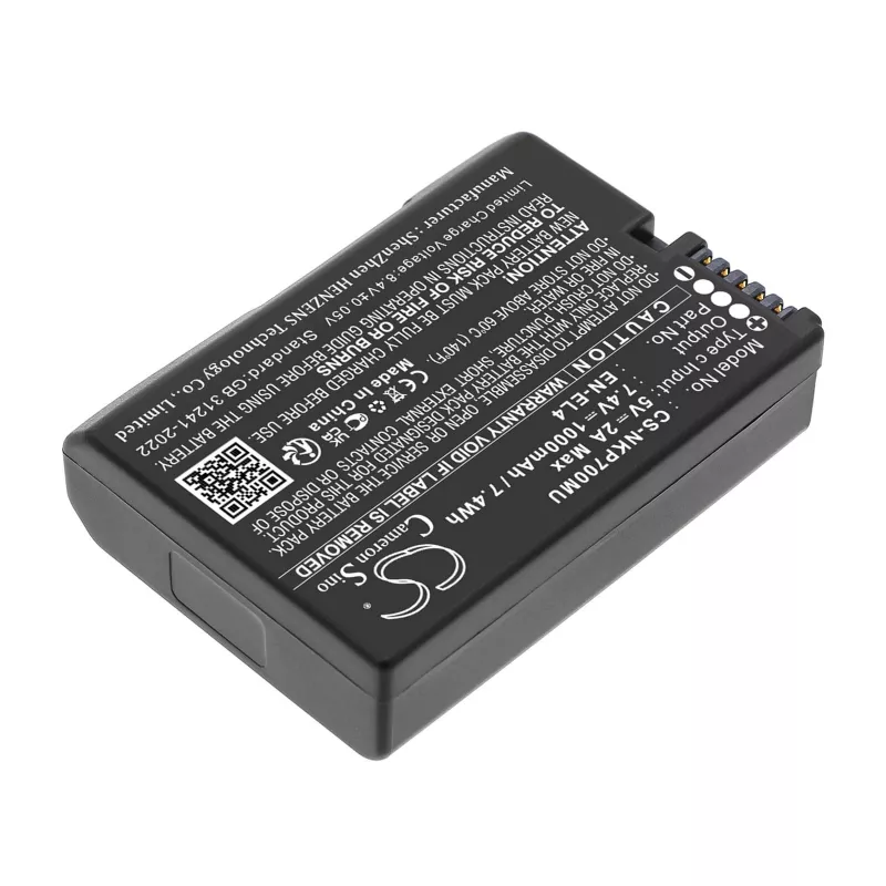 CAMERON SINO batéria Typ EN-EL4 A E pre Nikon D2H D2Hs D2X D2Xs D3 D3S D3X F6 s USB-C konektorom / CS-NKP700MU