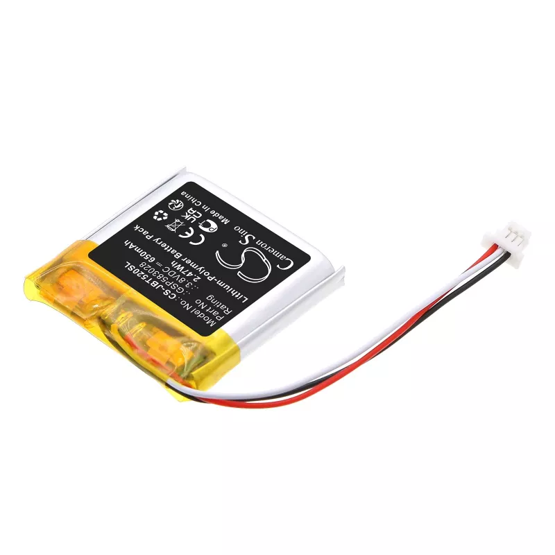 Cameron Sino náhradná batéria pre JBL Tune 520 BT, 610mAh, 3,7V, Li-Polymer