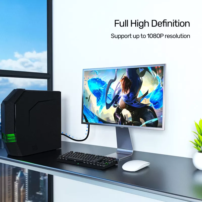 UNITEK Premium VGA HD15 M/M kábel 20m (Y-C508G)