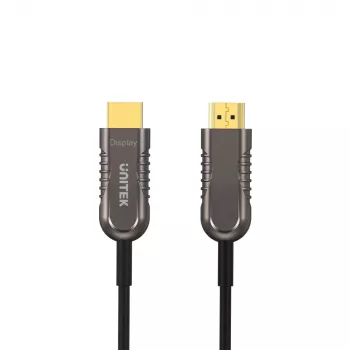 UNITEK Premium HDMI 60m aktívny optický kábel - čierna