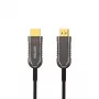 UNITEK Premium HDMI 60m aktívny optický kábel - čierna