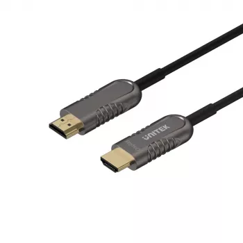 UNITEK Premium HDMI 60m aktívny optický kábel - čierna